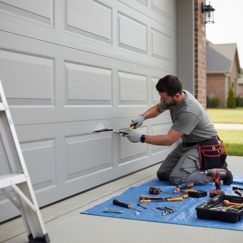 Garage Door Frame Repair