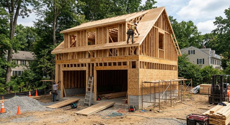 Attached Garage Construction in Las Vegas, NV