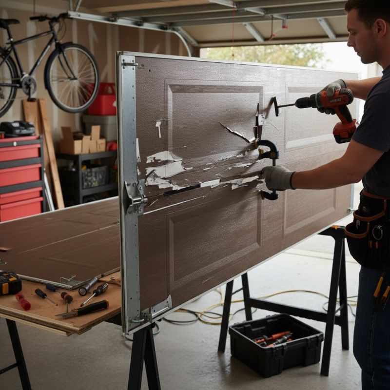 Garage Door Frame Repair