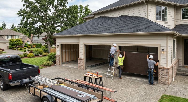 Four Car Garage Installation in Summerville, SC