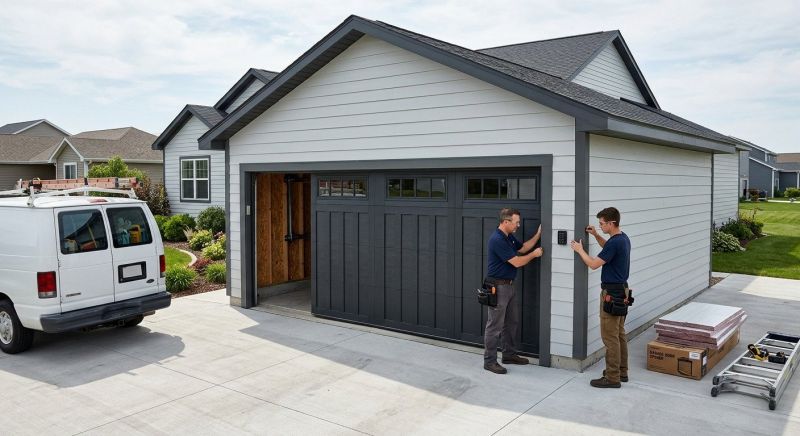Four Car Garage Installation in Charleston, SC