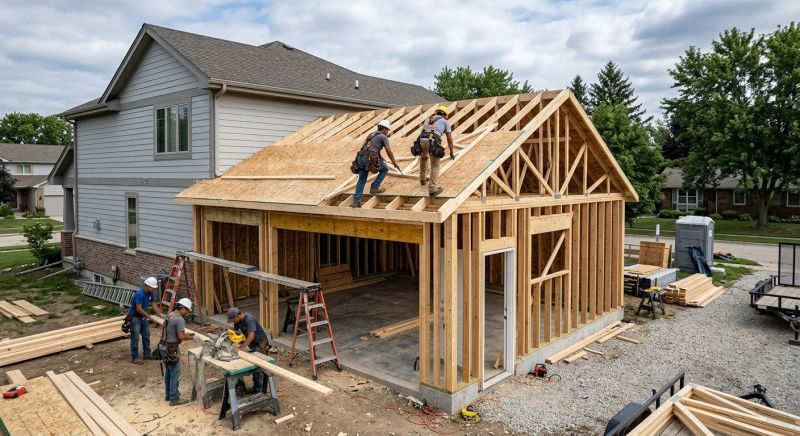 Garage Addition Installation in Pearland, TX