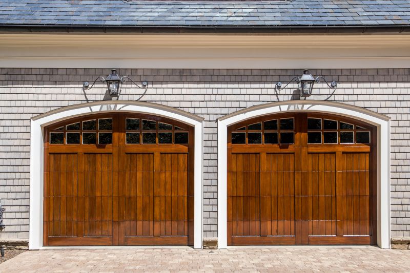 Wood Finish Garage Doors