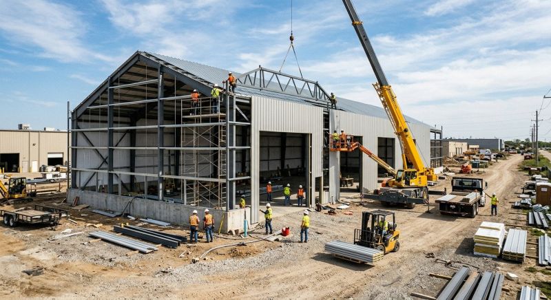 Industrial Garage Construction in Houston, TX