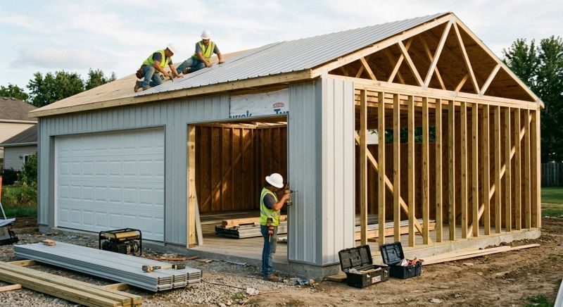 Storage Garage Construction in South Houston, TX