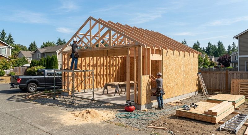 Three Car Garage Installation in North Charleston, SC