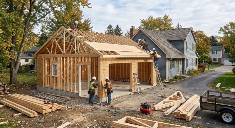 Wood Garage Installation in Las Vegas, NV