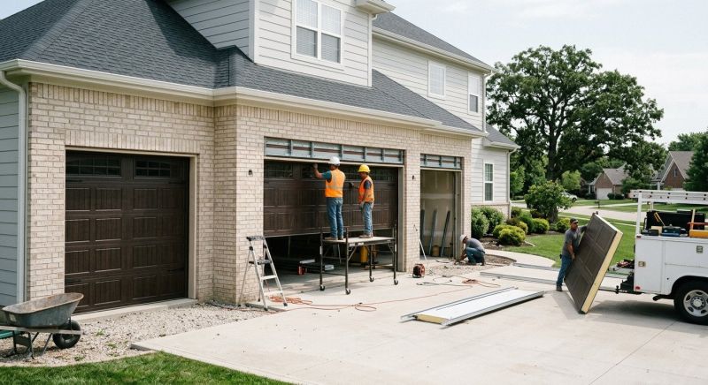Wood Garage Installation in Houston, TX