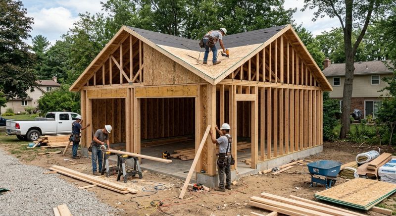 Garage Addition Installation in Pearland, TX
