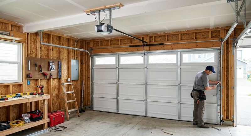 Wood Garage Installation in Cypress, TX